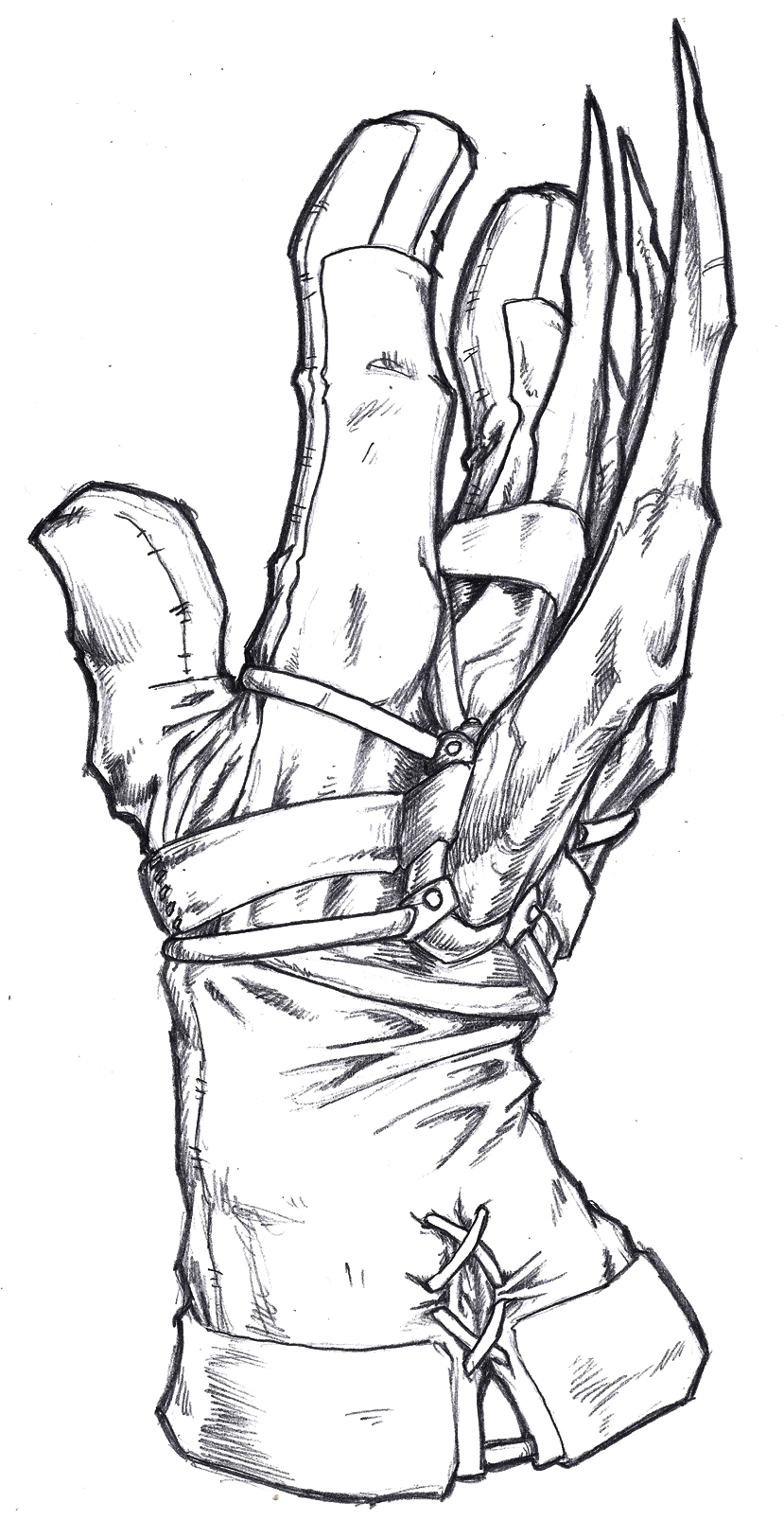 dire claw gauntlet