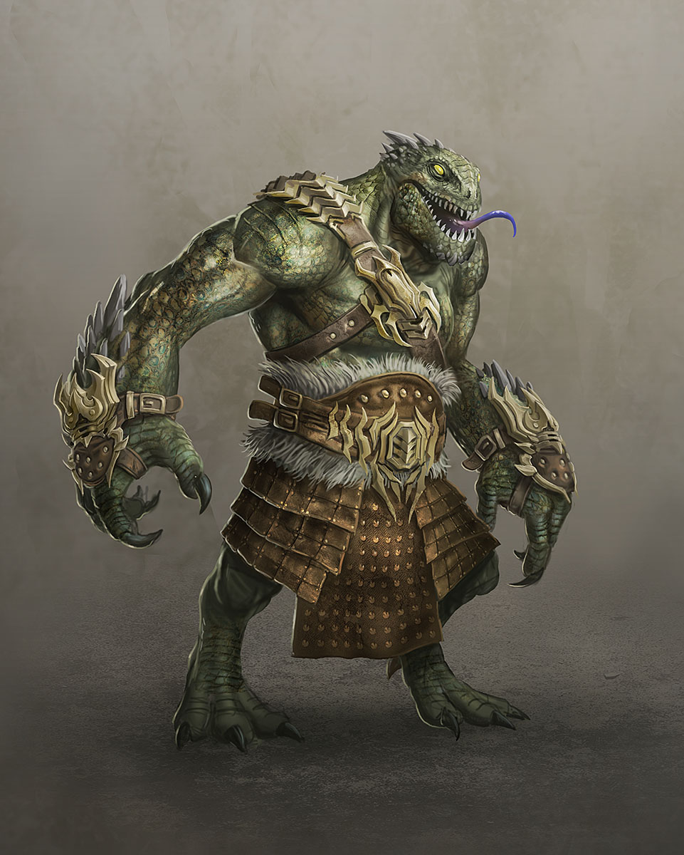 lizardman brute by ancorgil-d6qa9o4