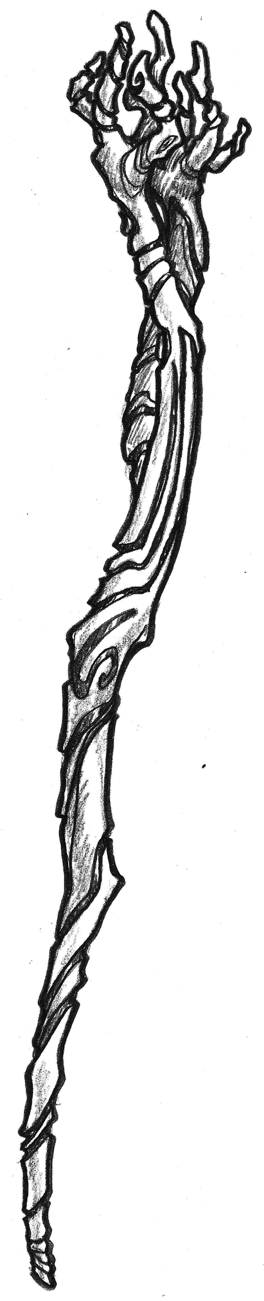 stygian driftwood staff