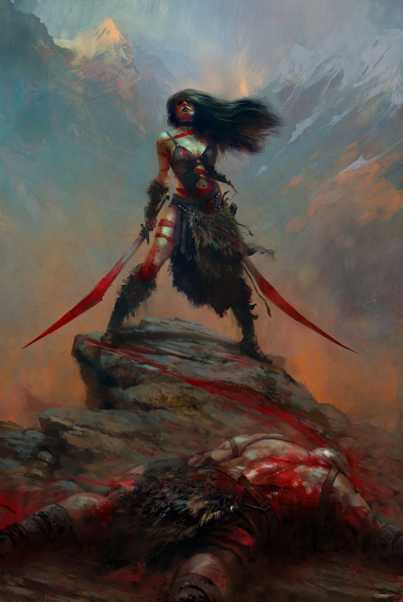 barbarian chick by tiger1313