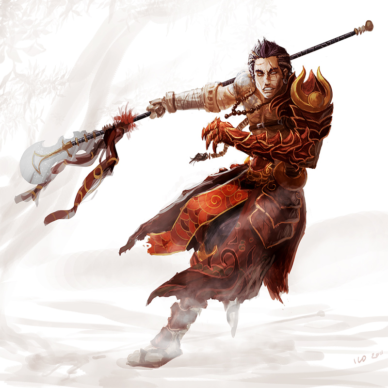 warrior by athayar-d3hogii