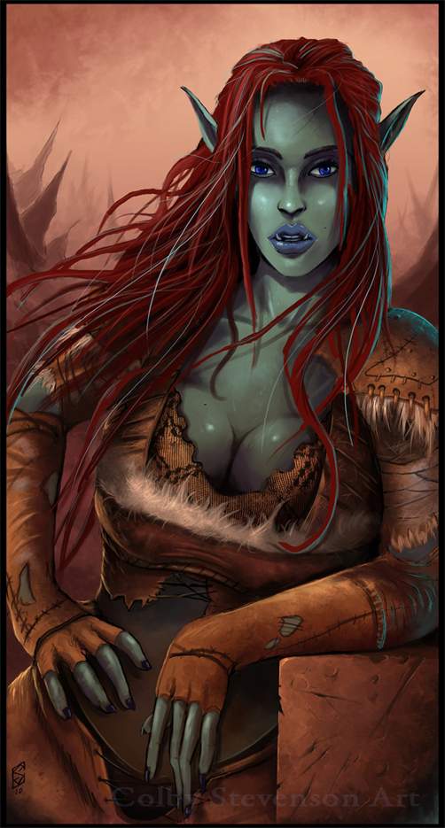 Elf Orc Character by ColbyStevenson